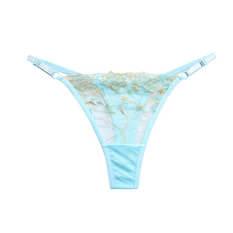 Dámské krajkové kalhotky Sexy Hollow Out G-String tanga 146
