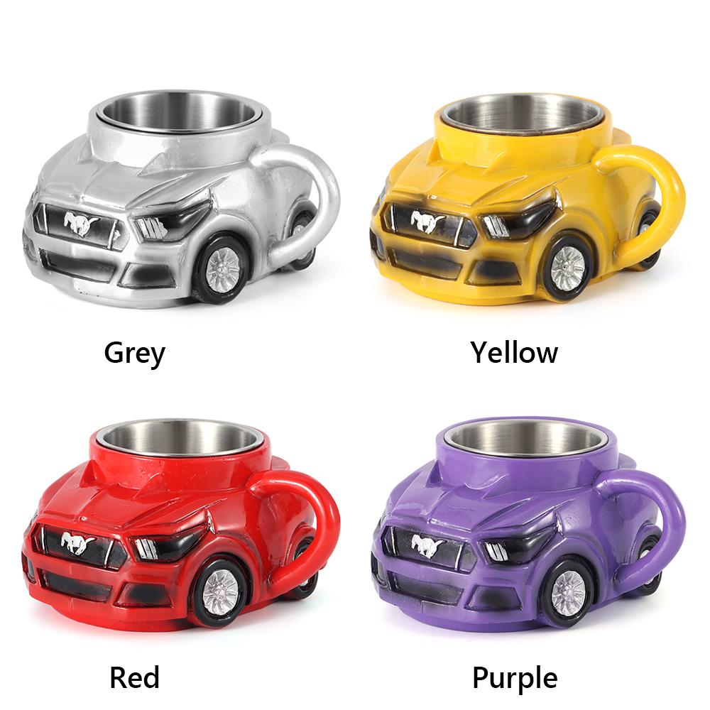 Durable Coffee Mugs 100ML Water Cup Fun Car Shaped Coffee Cup  for Desktop Ornament