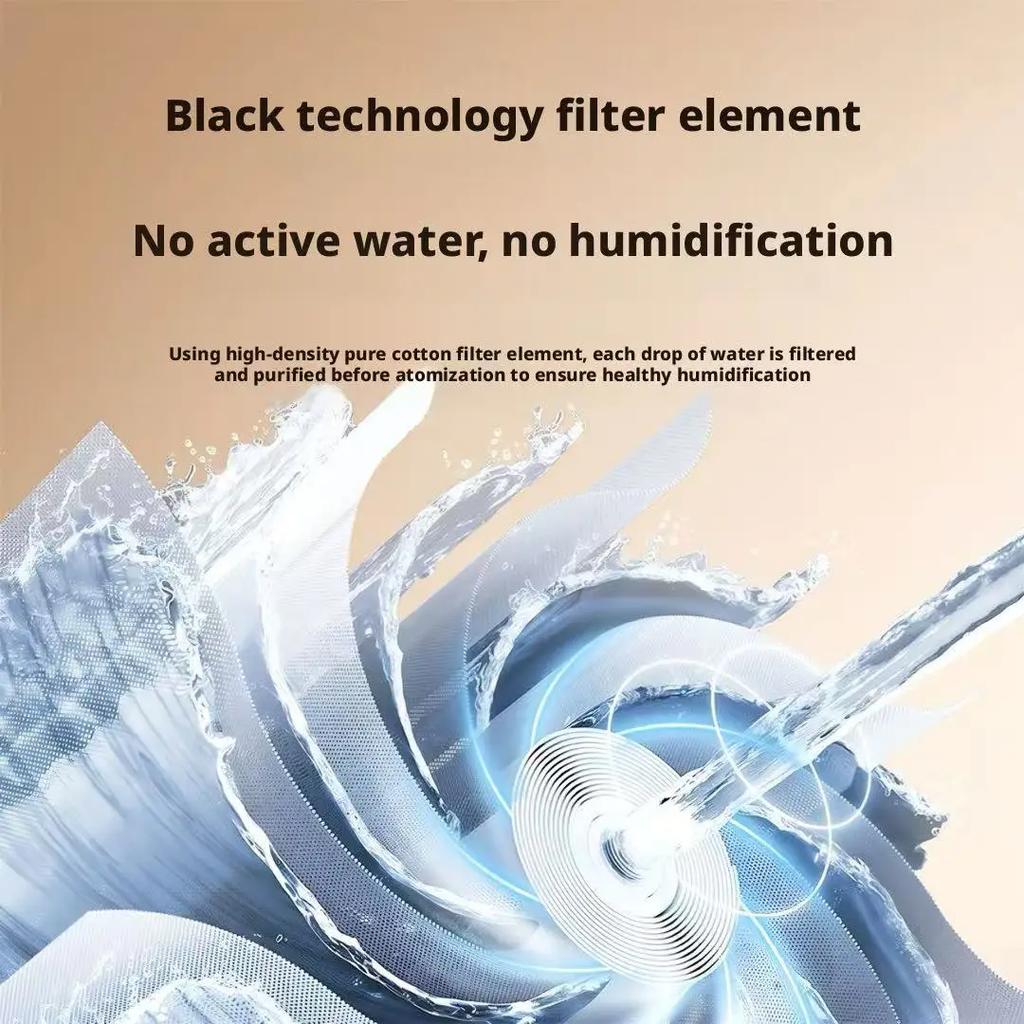Portable Ultrasonic Humidifier 3 Spray Nozzles Digital Screen Night Light Large Water Tank Silent Aroma Diffuser for Home Use