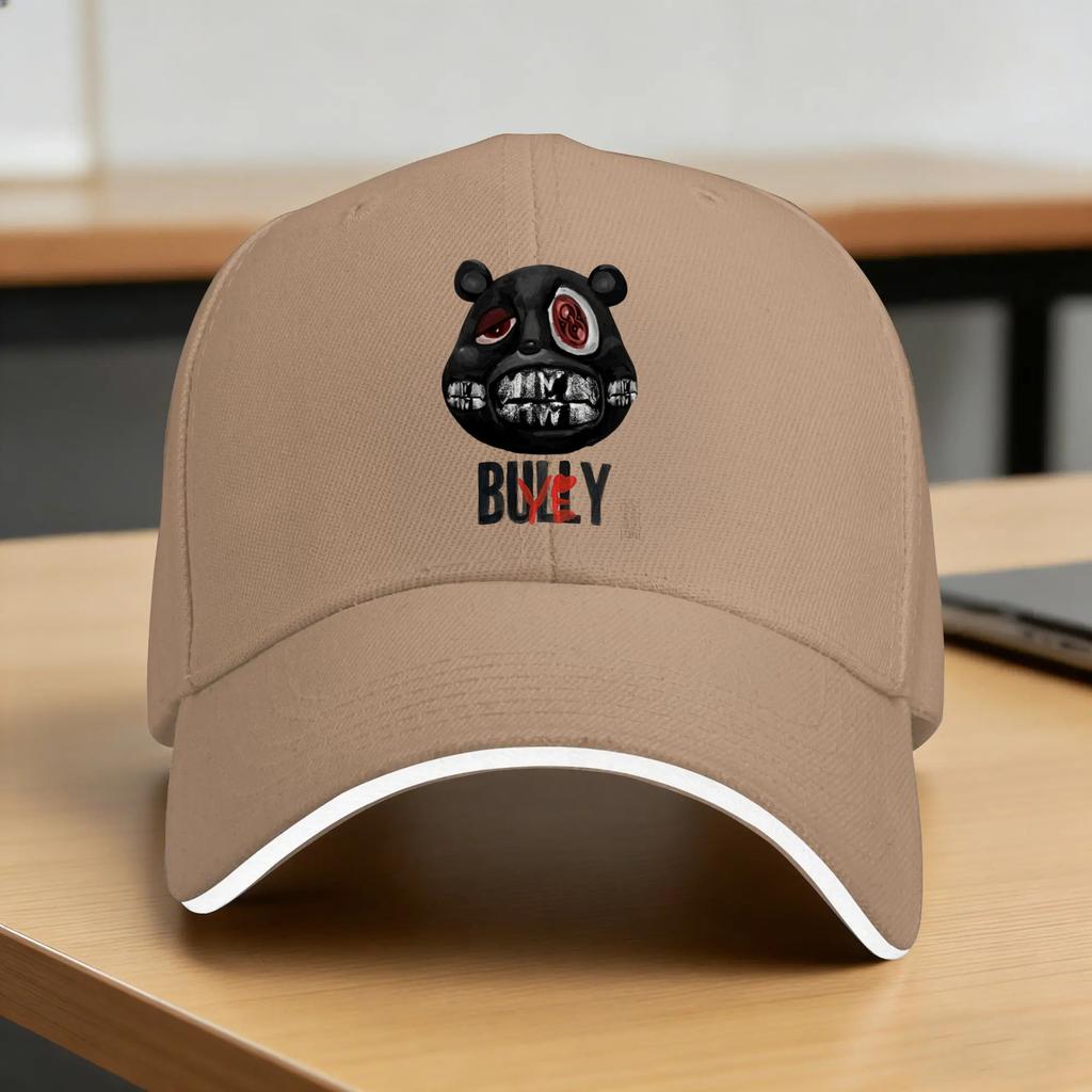 KKanye WWest Ye Bully Album  Washed Baseball Cap  Stylish Sun Trucker Hat Summer UnisexTeens Tennis Skate Baseball Caps