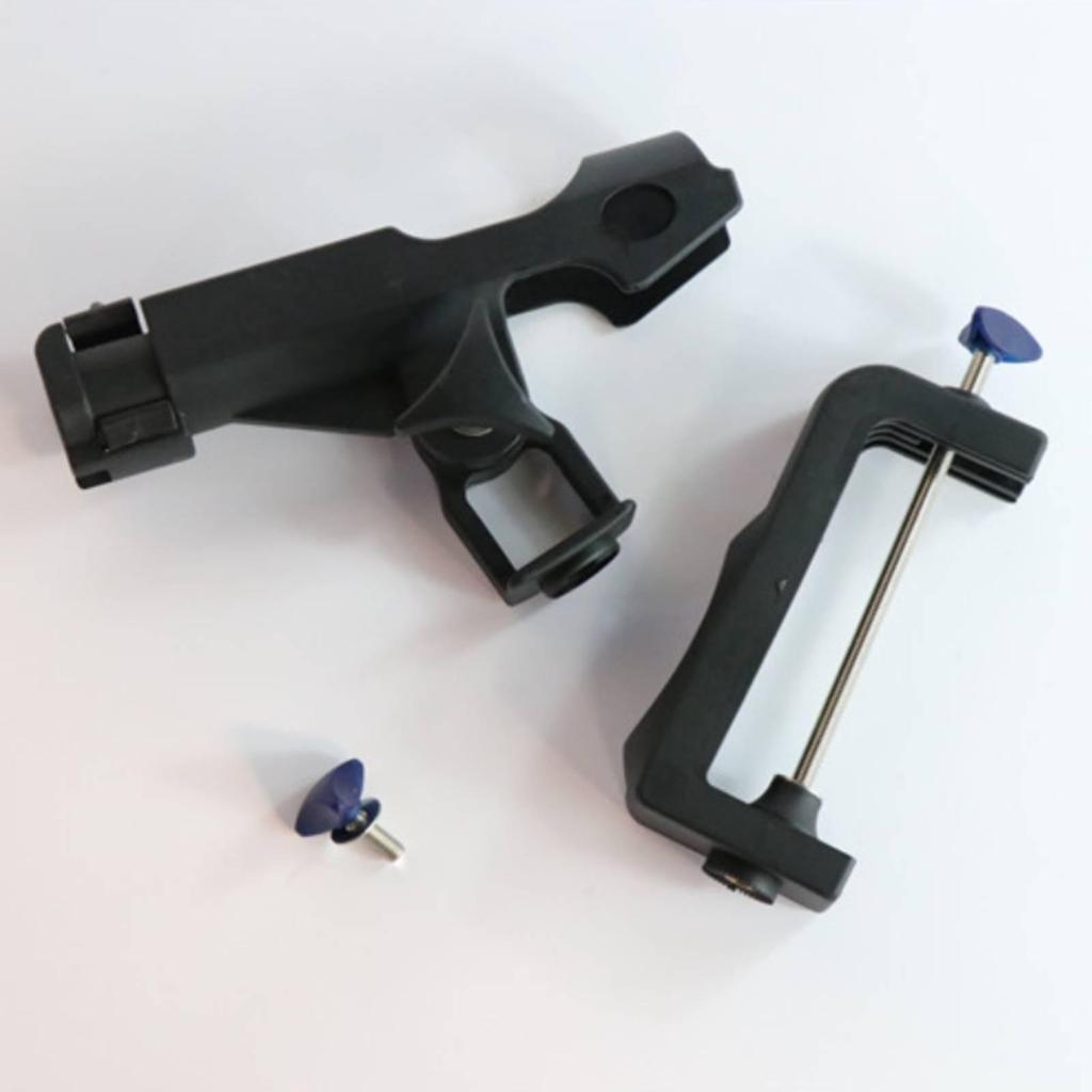 Boat Fishing Rod Holder 360Degree Rotation Kayak Stainless Steel Screws Water Sports Gear