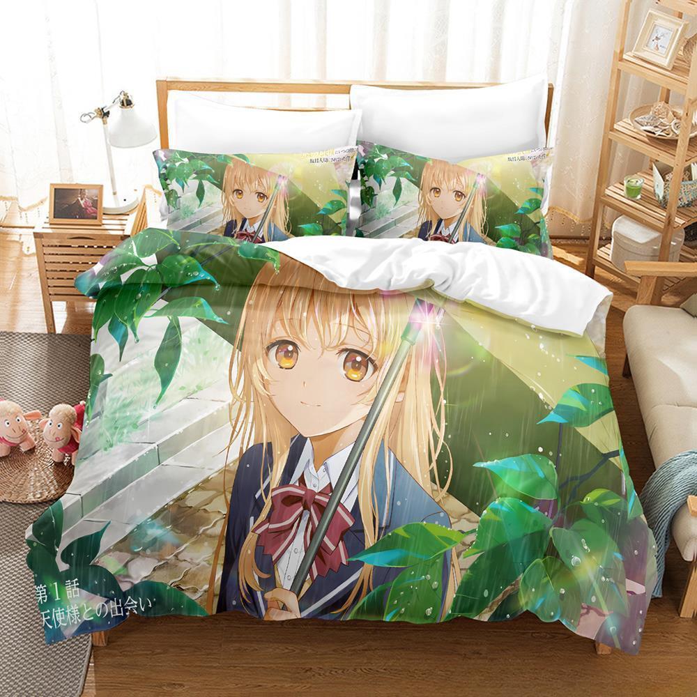 New The Angel Next Door Spoils Me Rotten Bedding Set Single Twin Full Queen King Size Bed Set Adult Kid Bedroom Duvet Cover Set