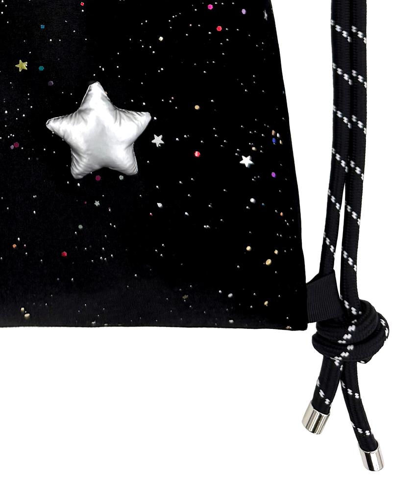 Other-Worldly Glitter Sticker Gym Bag [Star Cushion]