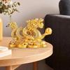 2025 Feng Shui Dragon Statue Attract Wealth New Year Dragon Sculpture Good Luck Auspicious Dragon Desktop Ornament Figurines