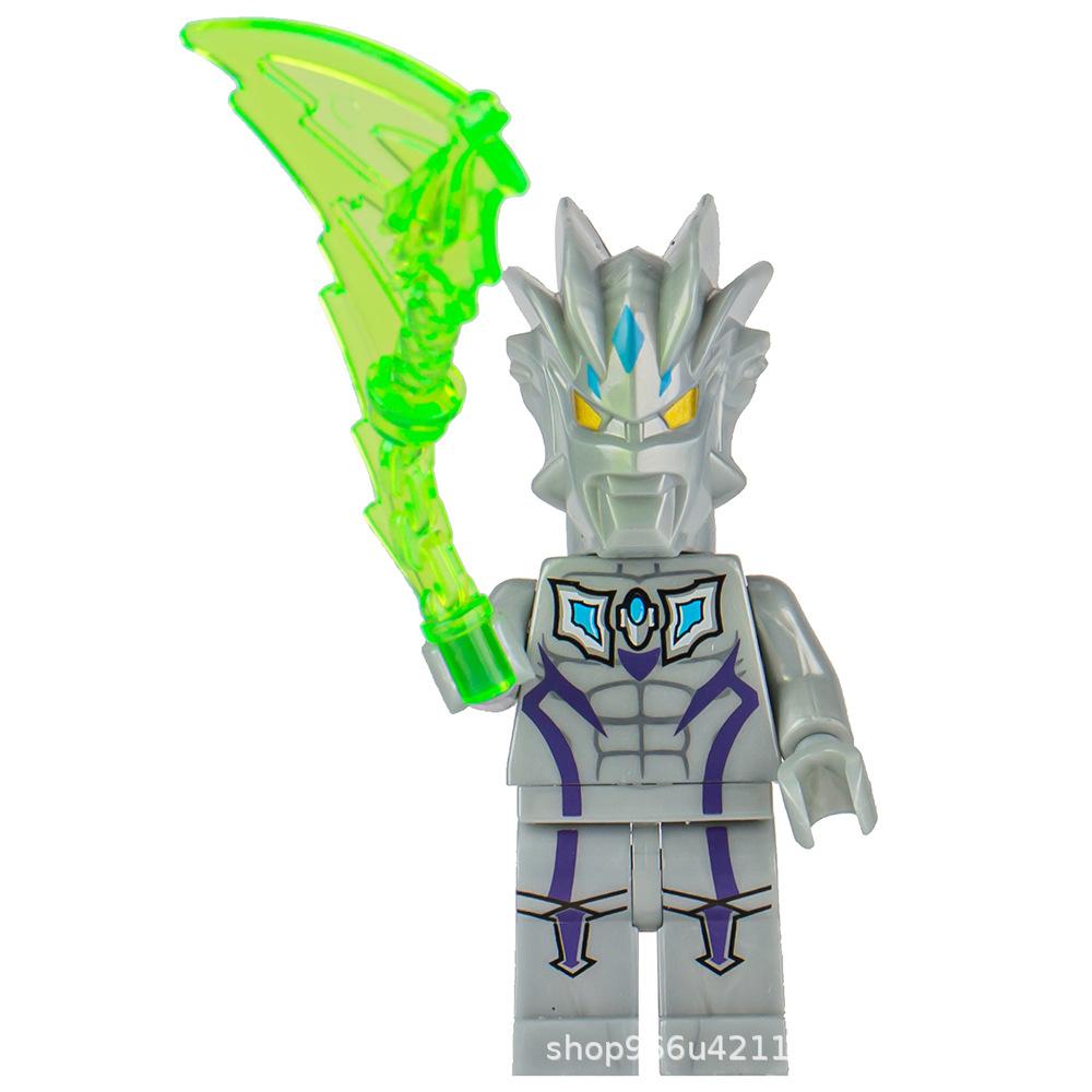 Ninja Warrior Superhero Doll With Weapon Single Building Block Assembly Toy