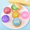 Mini Glitter Dumpling Squishy Toys Realistic Bun Sensory Fidget Ball Squishy Dumpling  Kids Adults