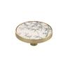 Gold Rim Cabinet Knobs Circular Shape Drawer Knobs Creative Door Knobs  For Kitchen Cabinet