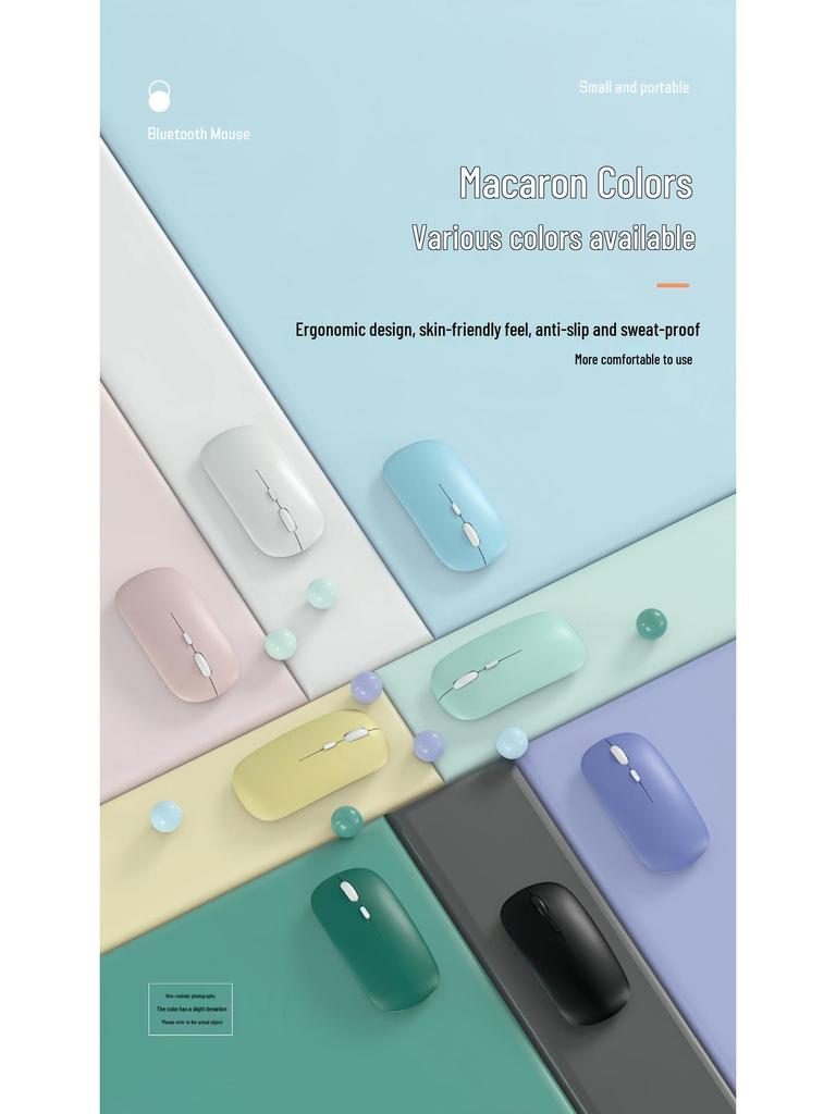 Universal Silent Bluetooth Wireless Mouse for iPad, Mobile Phones, Tablets, and Laptops