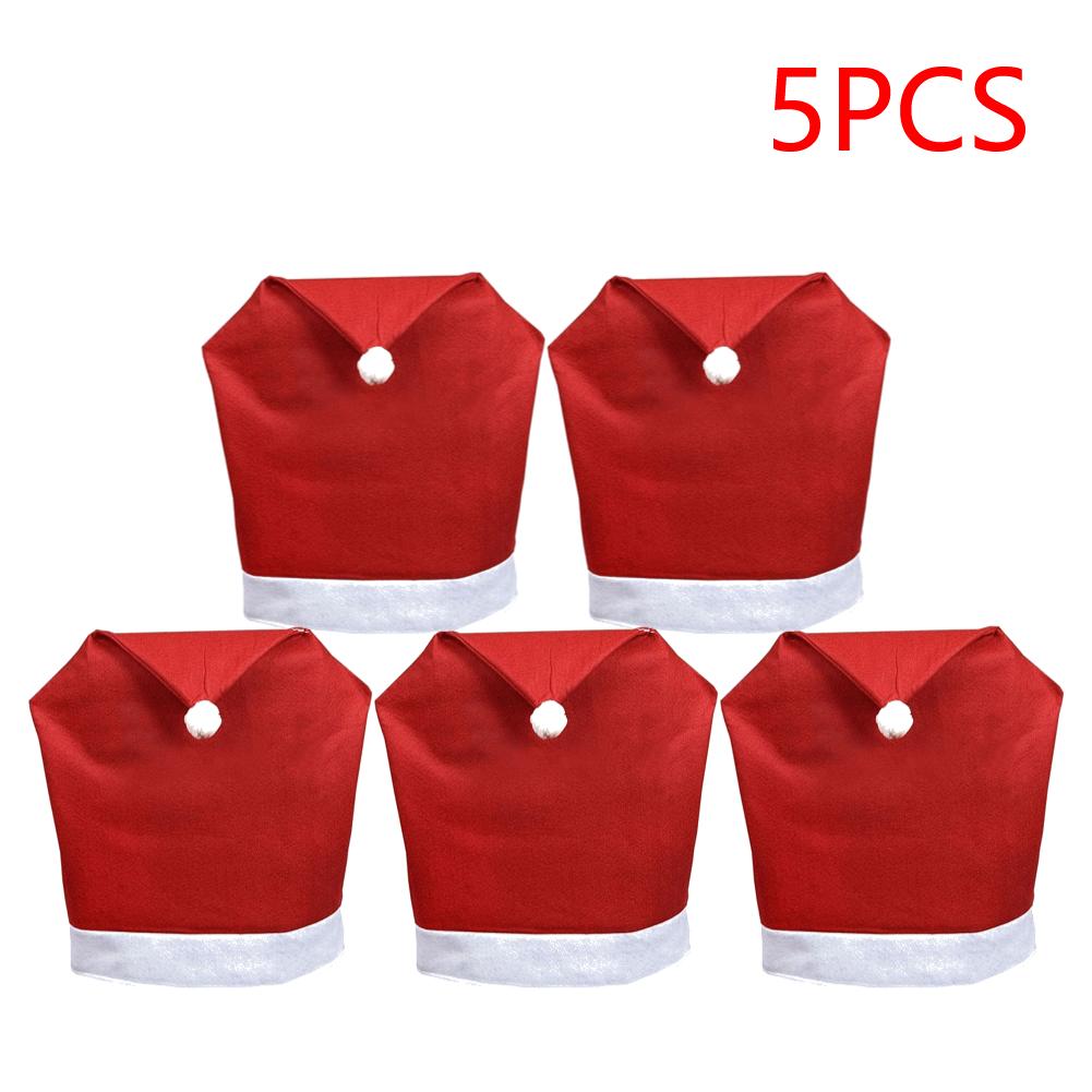 Christmas Chair Protector Cover Decorative Dining Chair Decor Cover Festival Favor Home Party Dinner Table Art Case