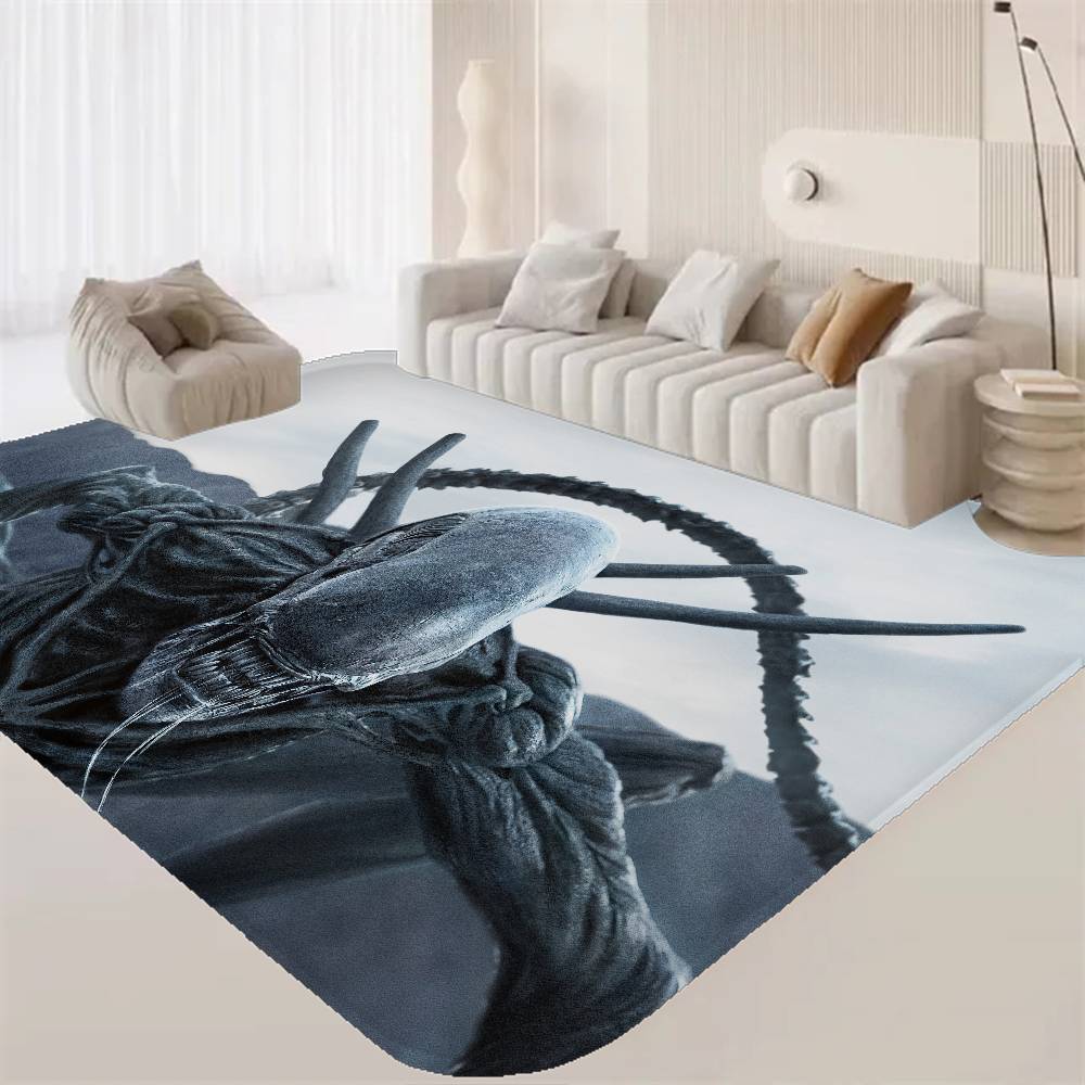 Klassische Sci-Fi Alien Fußmatte Retro Multiple Choice Wohnzimmer Küche Teppich Rutschfest Moderne Heimdekoration
