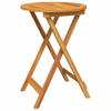 Garden Bistro Set 3 Pieces Brown Solid Acacia Wood
