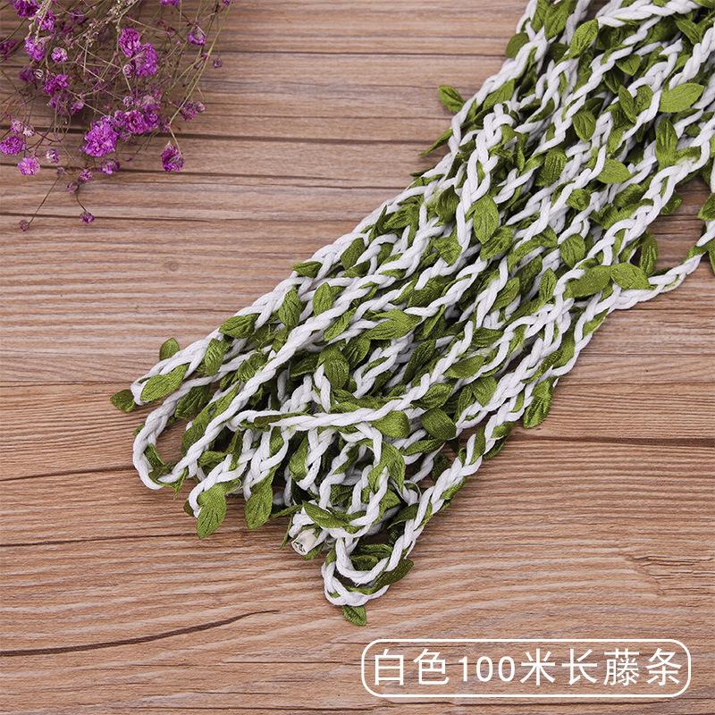 Frânghie de cânepă Frânghie de viță de vie Perete foto Frunză verde Ratan împletit Handmade Bricolaj Creativ Frânghie decorativă Frânghie groasă cerată