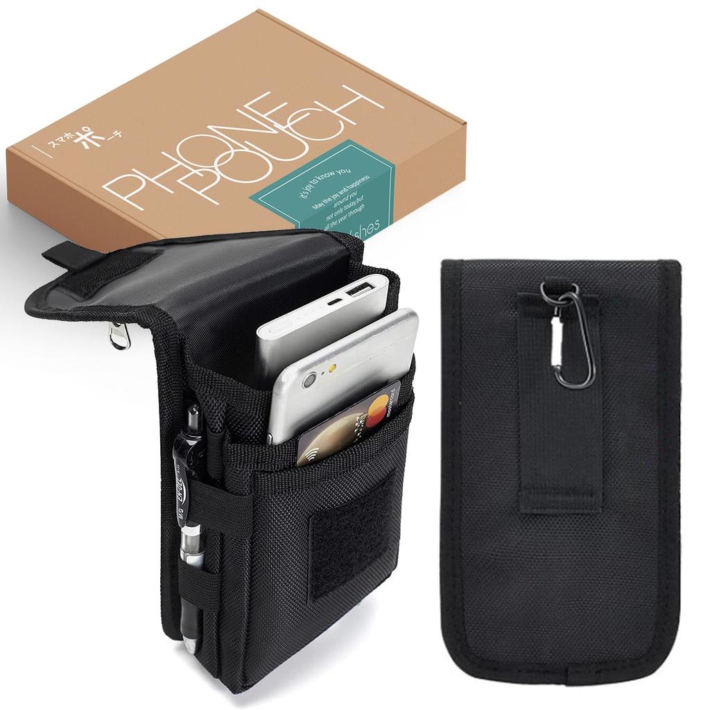Smartphone Holds 3 Includes Small Easy to Unisex Multifunctional Fits iPhone iPhone Galaxy Smartphones up to inches Pouch, Smartphones, Organizer,