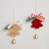 Christmas Tree Bell Xmas Tree Hanging Ornaments Christmas Tree Bell Wall Hanging  Female Lady Girl