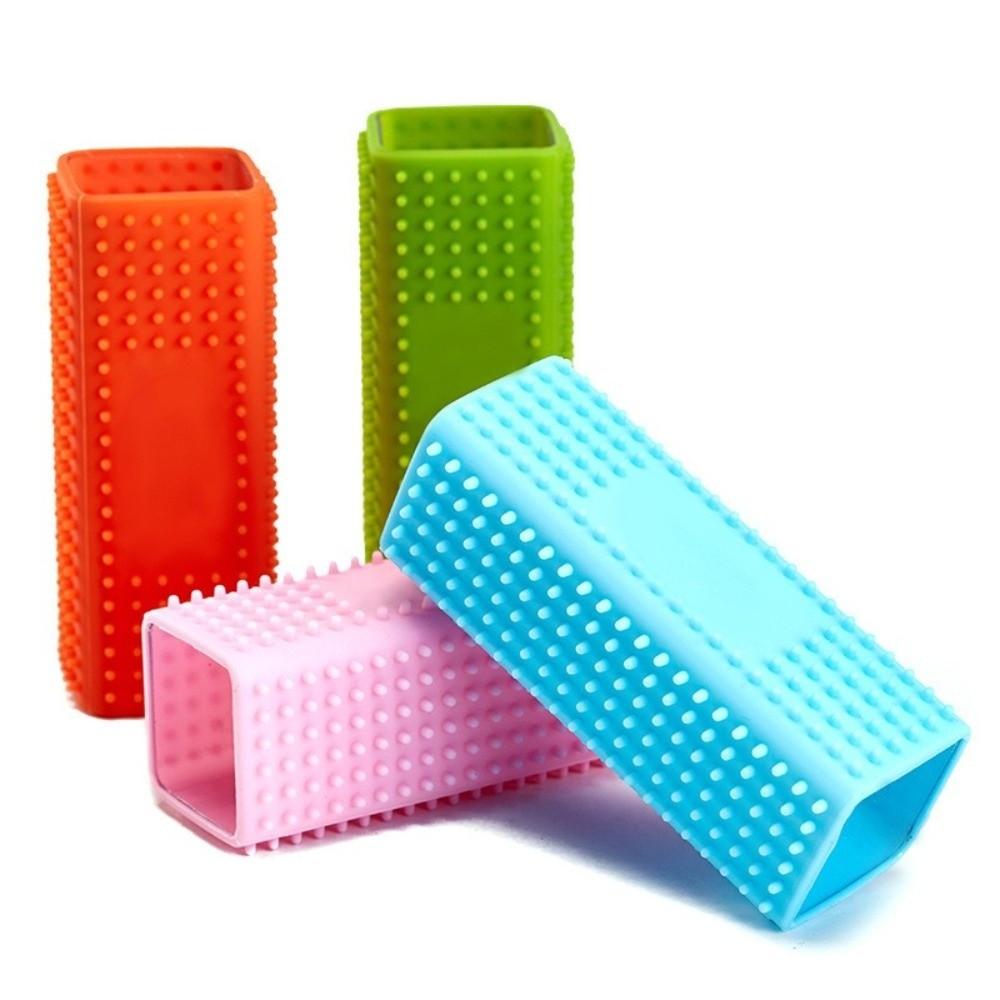 Hollow Pet Hair Removal Brush Silicone Pet Cleaning Comb Creative Dog Hair Remover