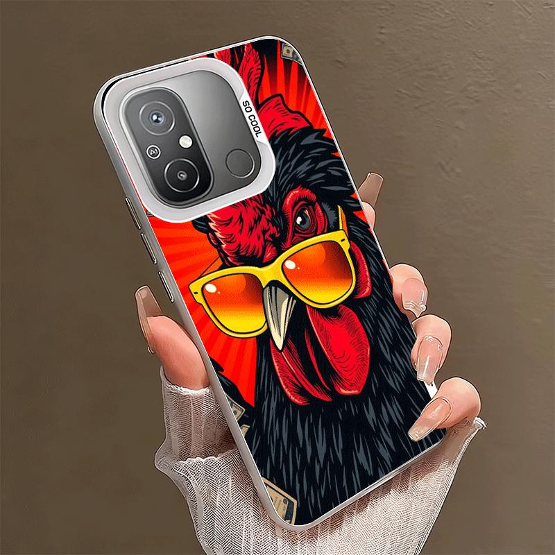 Chicken Hen Rooster Shockproof Phone Case for Xiaomi Poco X7 X6 X5 X3 Pro F7 Ultra M8 Redmi 15C 15 14C 13C 12C 10C 13 12 10
