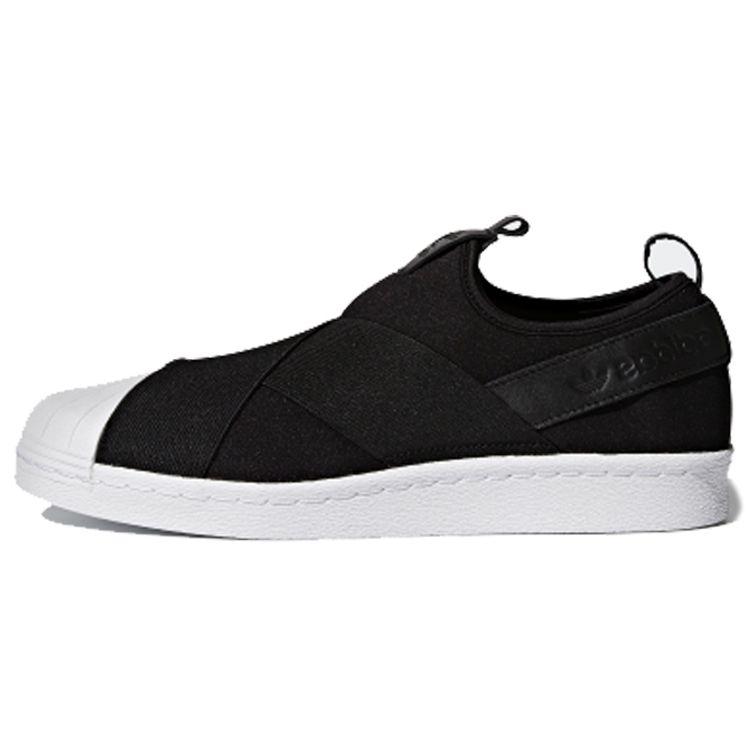 

Adidas Черные кроссовки унисекс Superstar Slip-On Core BZ0112