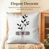 Black White Fashion Ins Sexy Cushion Cover Natural Linen Organic Fabric DoubleSided Printing Sofa Home Decor Gift Pillow Case
