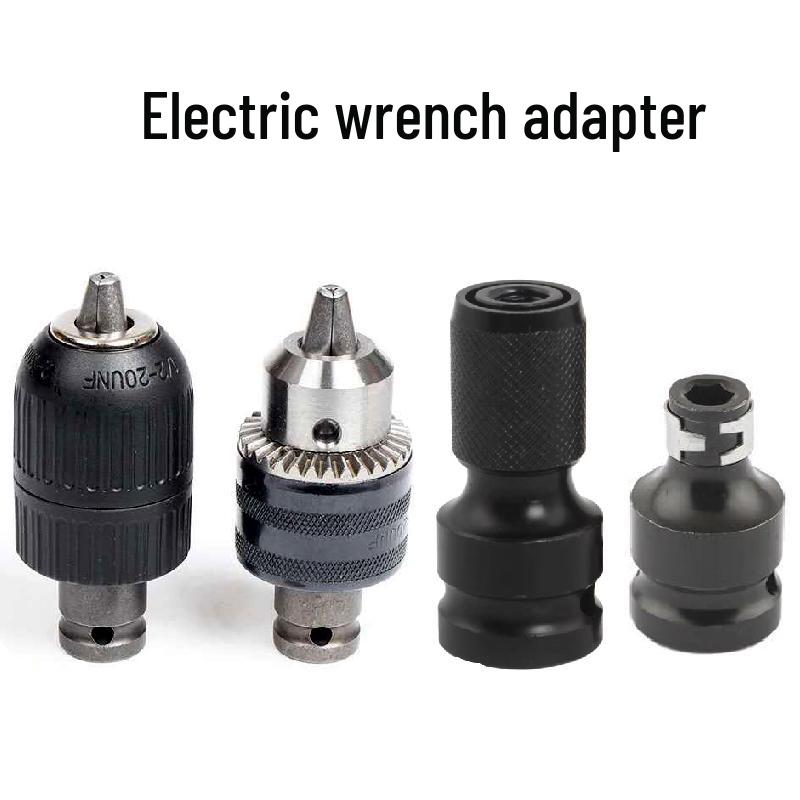 Adaptor Mandrină Burghiu Cheie Electrică - Șurubelniță Pneumatică la Tijă Extensie Cheie de Impact Pneumatică