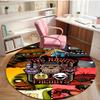 Five Nights at Freddy's Print Round Rug, Washable Floor Carpet, For Entryway Dorm Laundry Room Office Study, Home Decor Birthday Christmas Gift