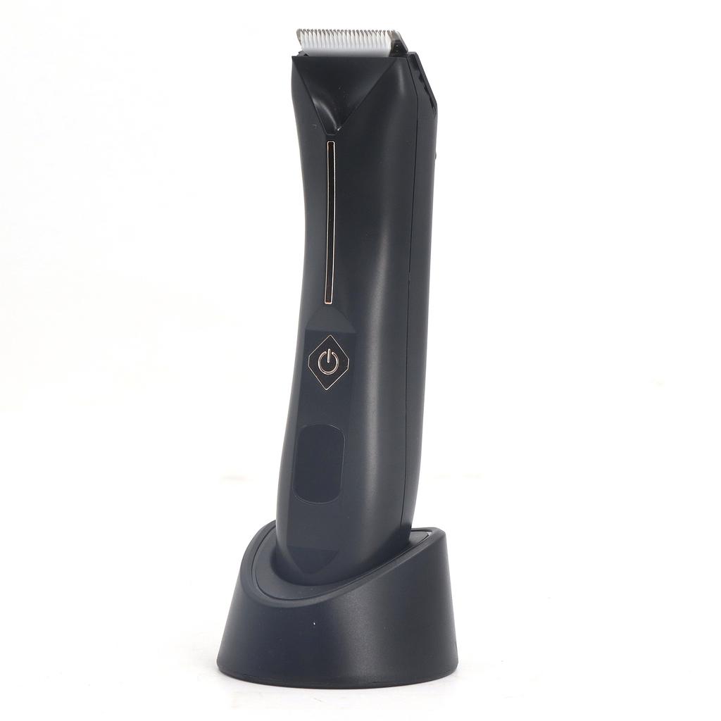Body Trimmer for Men Re able Pubic   with Ceramic Blades LCD Display with IPX7 LED Light for Dry and Wet Use Full Body Grooming
