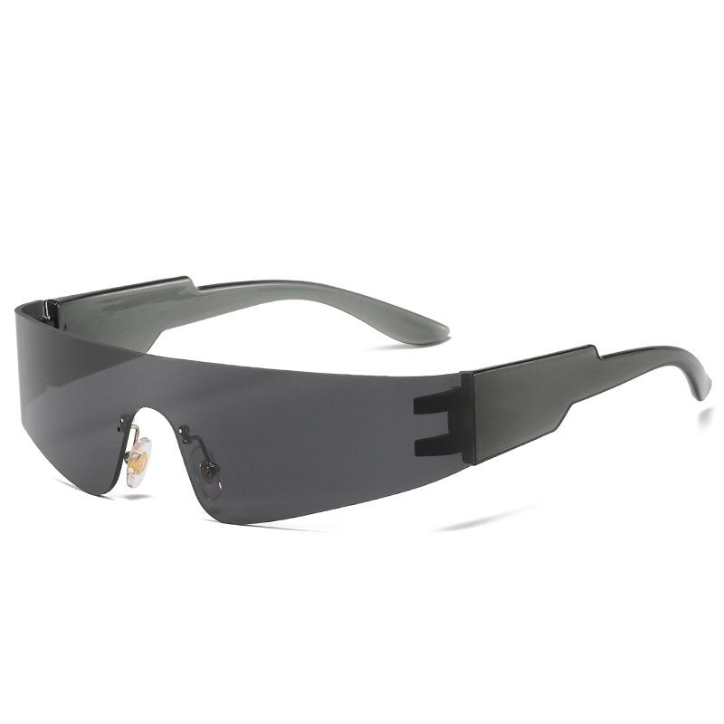 Unisex Frameless Sport Punk Sunglasses - Colorful Fashion Eyewear