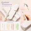 Eyelash Extension Tweezers for False Lashes - Precision Applicator Tool for Home Use