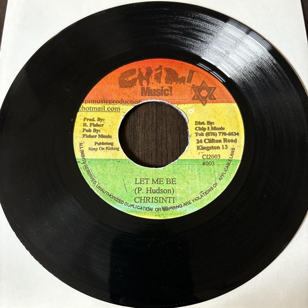 [USED] Reggae Records Chrisinti - Let Me Be
