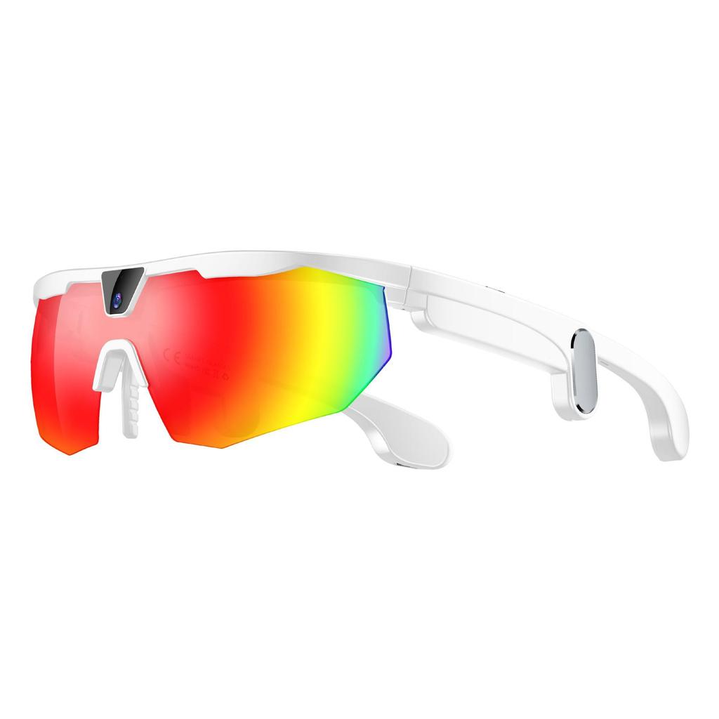 W640 Outdoor Cycling Smart Glasses: AI Translation, Photo/Video Recording, Wind/Sandproof, UV Protection Sunglasses
