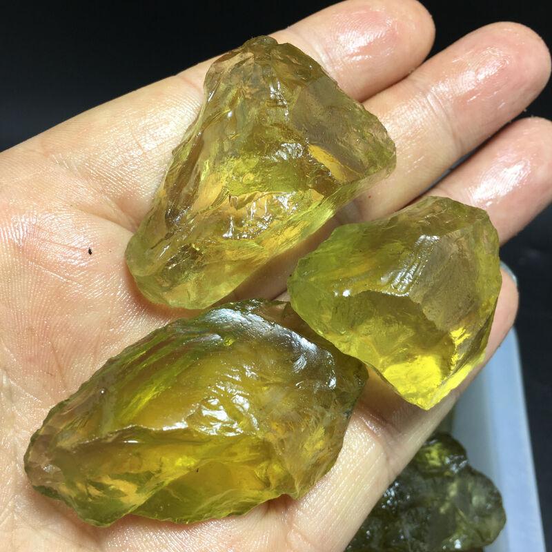 Beautiful 100g Brazils Natural Topaz Rough Mineral Crystal Specimens Decor Gift