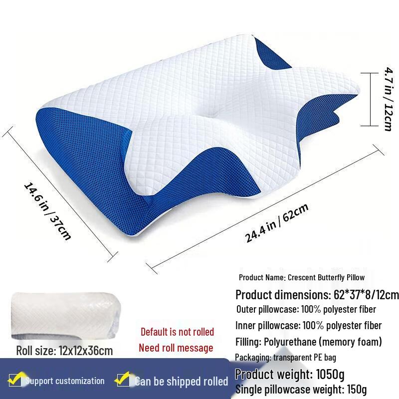 

Memory Foam Ergonomic Pillow