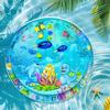 Water Mat For Cats Interactive PVC Sensory Cat Water Mat Inflatable Interactive Toy Pad Scratch Resistant Accessories For