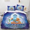 3D Buddha Print Bedding Set Meditation Duvet Covers With Pillow Cover Case Home Decor Bed Clothes Double Queen King Size