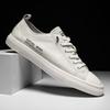 Men's Board Shoes 2021 New Summer Versatile Trend Casual Shoes Breathable Leather White Shoes Trendy Shoes