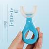 U-Shaped Silicone Toothbrush Set for Infants and Toddlers (0-12 Years) with Soft Bristles