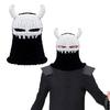 Devil Horn Face Cover Hat Knitted Balaclava Caps for Adult Teens Winter Warm Hat Adult Halloween Cosplay Costume Headwear