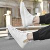 Fashion Men White Outdoor Boots Comfortable  Boots Men Outdoor High Quality Leather Ankle Boots Fashion Comfortable Waterproof Men Shoes