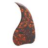 Guitar Pickguard Self Adhesive Comma Shaped PVC Decorative Acoustic Guitar Accessories for Guitarist