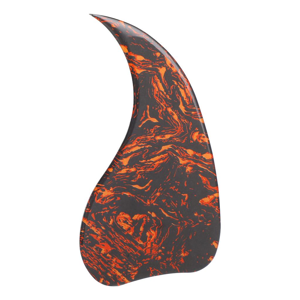 Guitar Pickguard Self Adhesive Comma Shaped PVC Decorative Acoustic Guitar Accessories for Guitarist