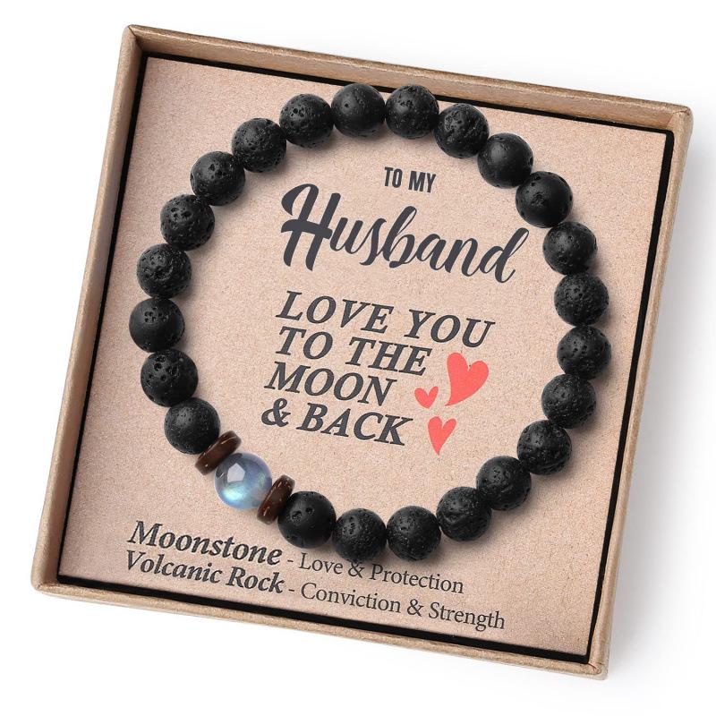 Cross-border Natural Stone Bracelet with Woven Obsidian, Crystal, and Agate Beads