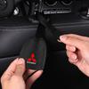 Leather Car Seat Back Hooks Portable Hanging Bag Rack For Mitsubishi ASX Lancer L200 Pajero Sport Attrage Mirage Eclipse