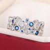 Cao Shi Exquisite Geometric Hollow Round Ring: Simple, Stylish Index Finger Accessory