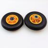 350-4 Silent Swivel Caster with Plastic Spoke and Solid Rubber Wheel for Small Carts