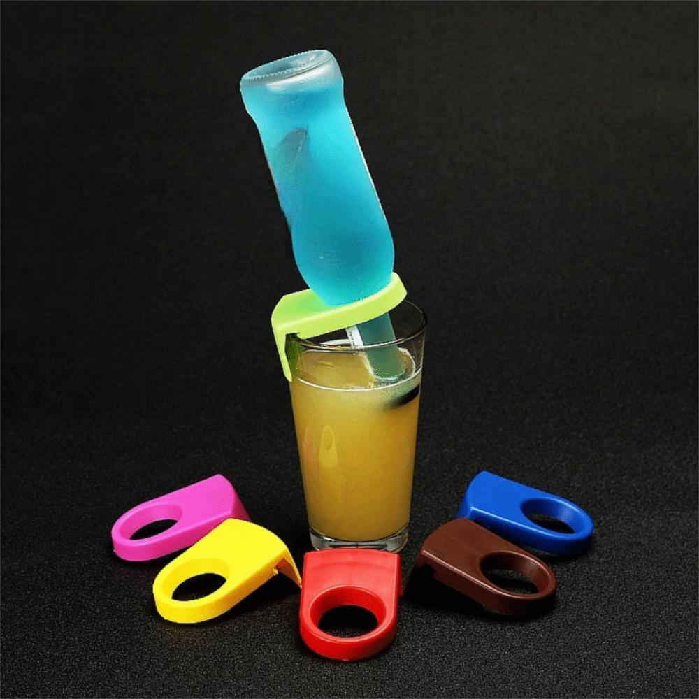 5Pcs Thicken Drink Snaps Colorful Beer Bottle Holders Drink Tools Bottle Buckle Club