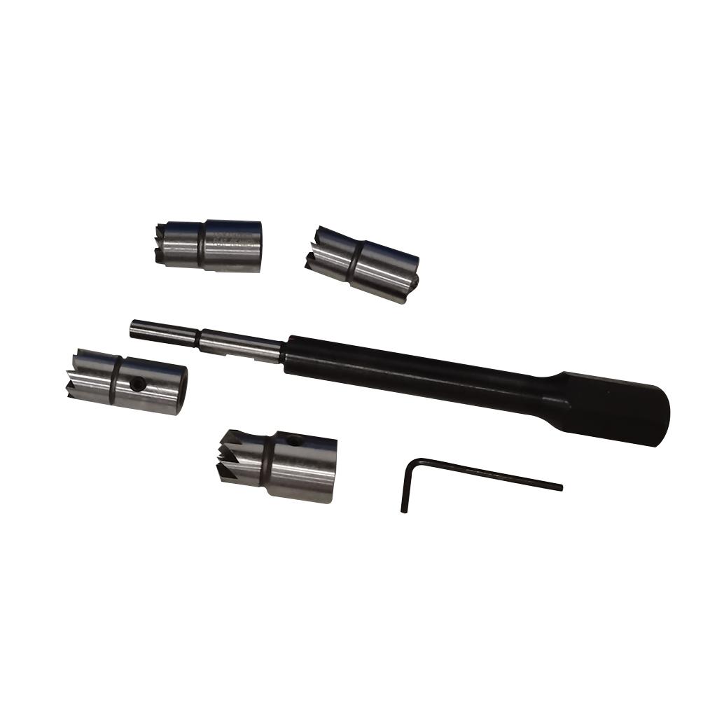 5 pcs Automobile Die-sel Fuel Injector for Seat Cleaning Kit Hand Tools Blue