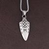 Stainless Steel Retro Men's Nordic Spear Pendant Creative Scandinavian Arrow Necklaces Odin Rune Male Jewelry