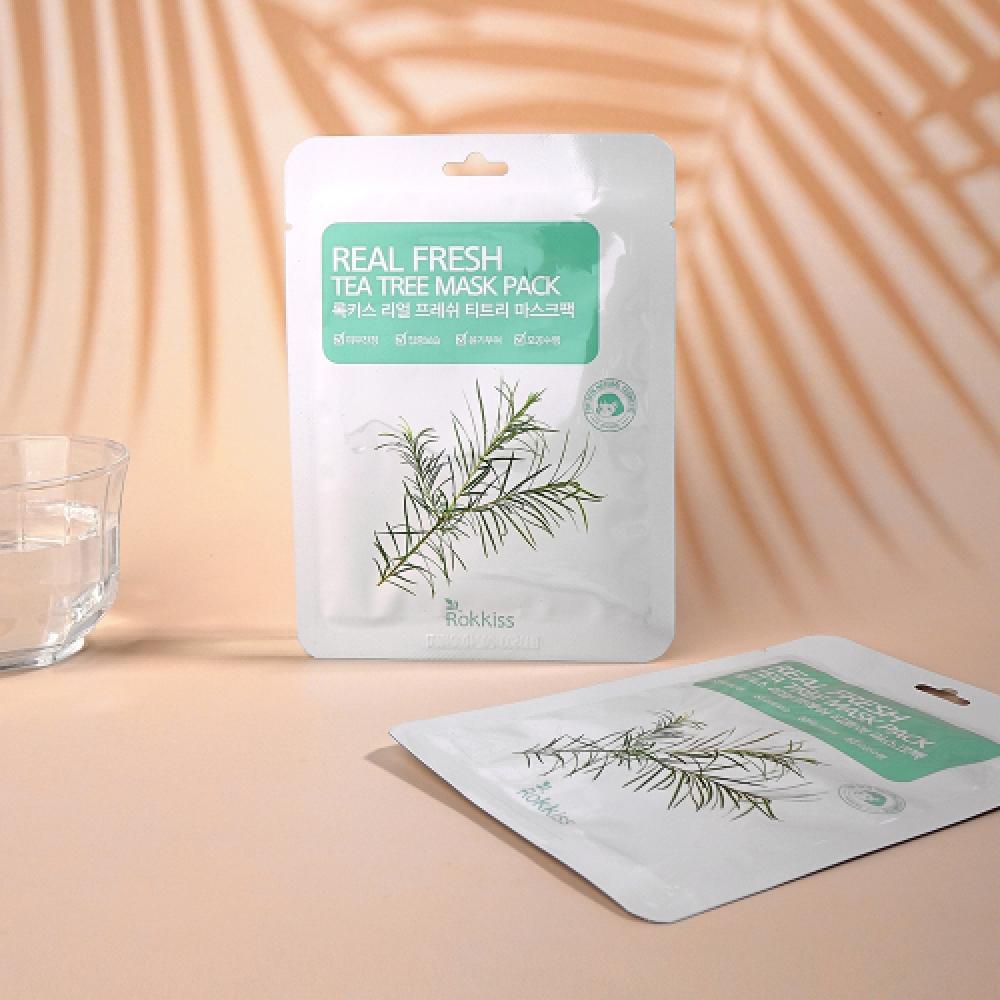 Rokkiss Real Fresh Tea Tree Maskpaket 50-pack 1