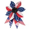 Flower Decorative Sign for Front Door Retro Burlap DIY Wreath And Bow Making Kit Artificial Floral Wall Hanging for Home Indoor Outdoor Decor