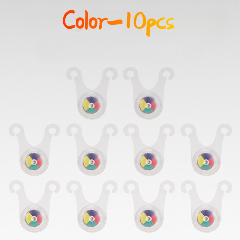 

10pcs Waterproof LED Tent String Rope Guard Hanging Lights Mini Flashlight Cycling Lights Outdoor Camping Warning Safety Lamp