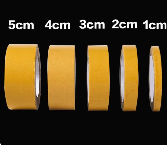 1Roll Double Sided Tape High Viscosity Grid Fiber Transparent Double Sided Tape Sticky Waterproof Adhesive Fiber Mesh Tapes